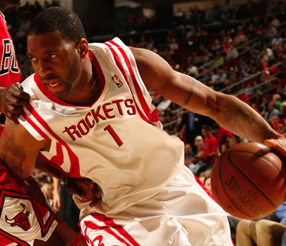 Tracy McGrady dunks on Tyrus Thomas