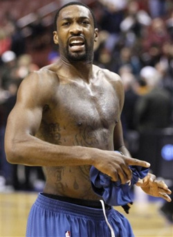 gilbert arenas long shorts
