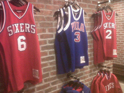 Fans Flock To Mitchell & Ness Store In Center City Philadelphia To