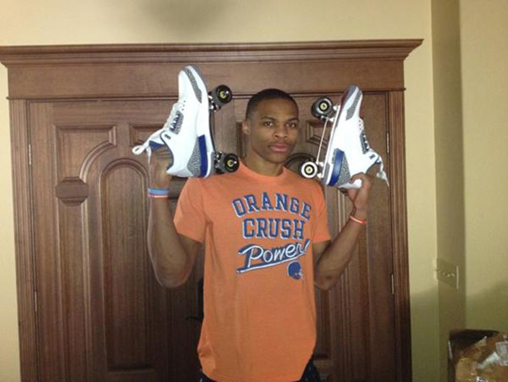 Photo Russell Westbrook s Air Jordan III Rollerskates SLAM