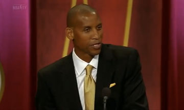 Video: Reggie Miller thanks sister, admits he pushed off on Greg Anthony as  he enters Hall of Fame - NBC Sports