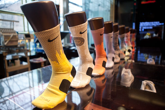 Double Nike Socks Trend