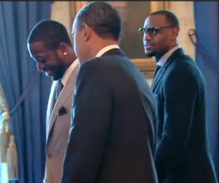 lebron dwade obama