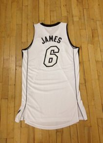 lebron james white heat jersey