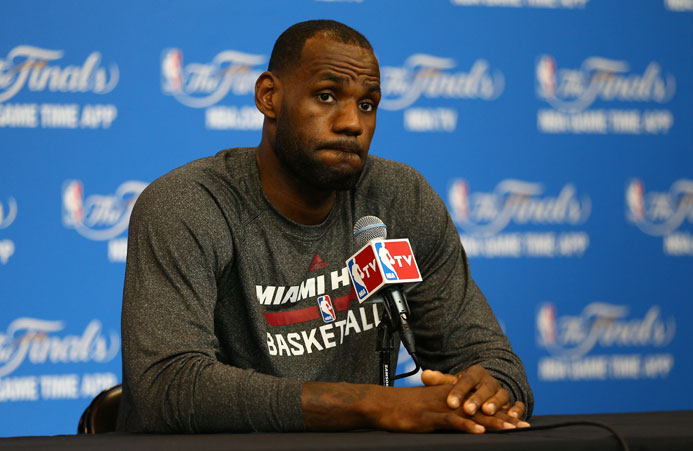 Report: LeBron James Didn’t Like Pat Riley’s Angry Press Conference at ...