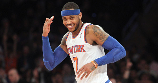 Carmelo Anthony is shooting wisely and well so far. - Posting and Toasting