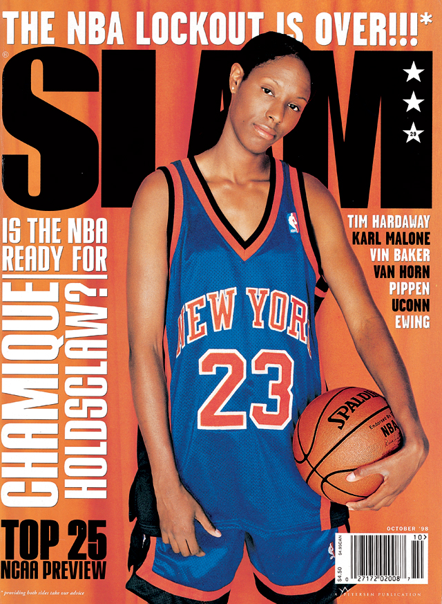 Chamique Holdsclaw's famed cover of SLAM Magazine