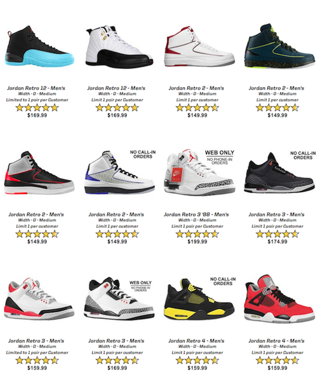 Eastbay Is Re-Stocking 48 Air Jordans Tuesday Morning