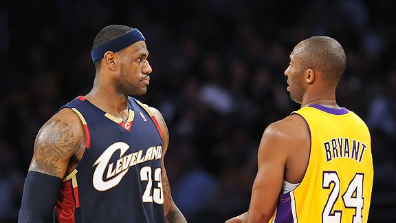 Video: Kobe Bryant fan seen talking smack to LeBron James during