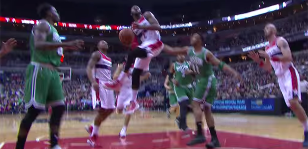 John Wall's Spectacular 360 Layup Vs. Celtics (VIDEO)