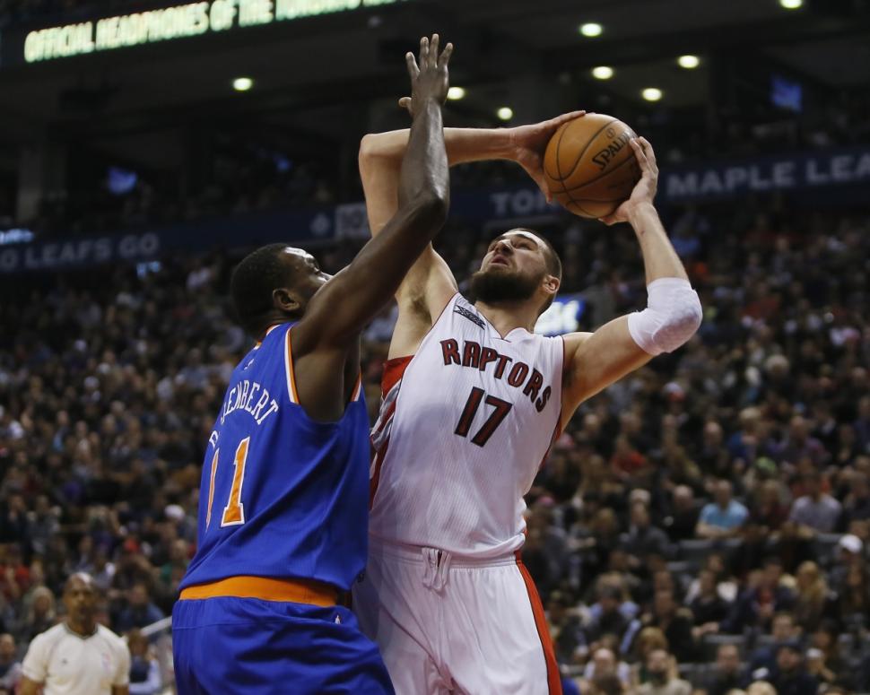 Samuel Dalembert Fined $15K for Elbowing Jonas Valanciunas in the Face ...