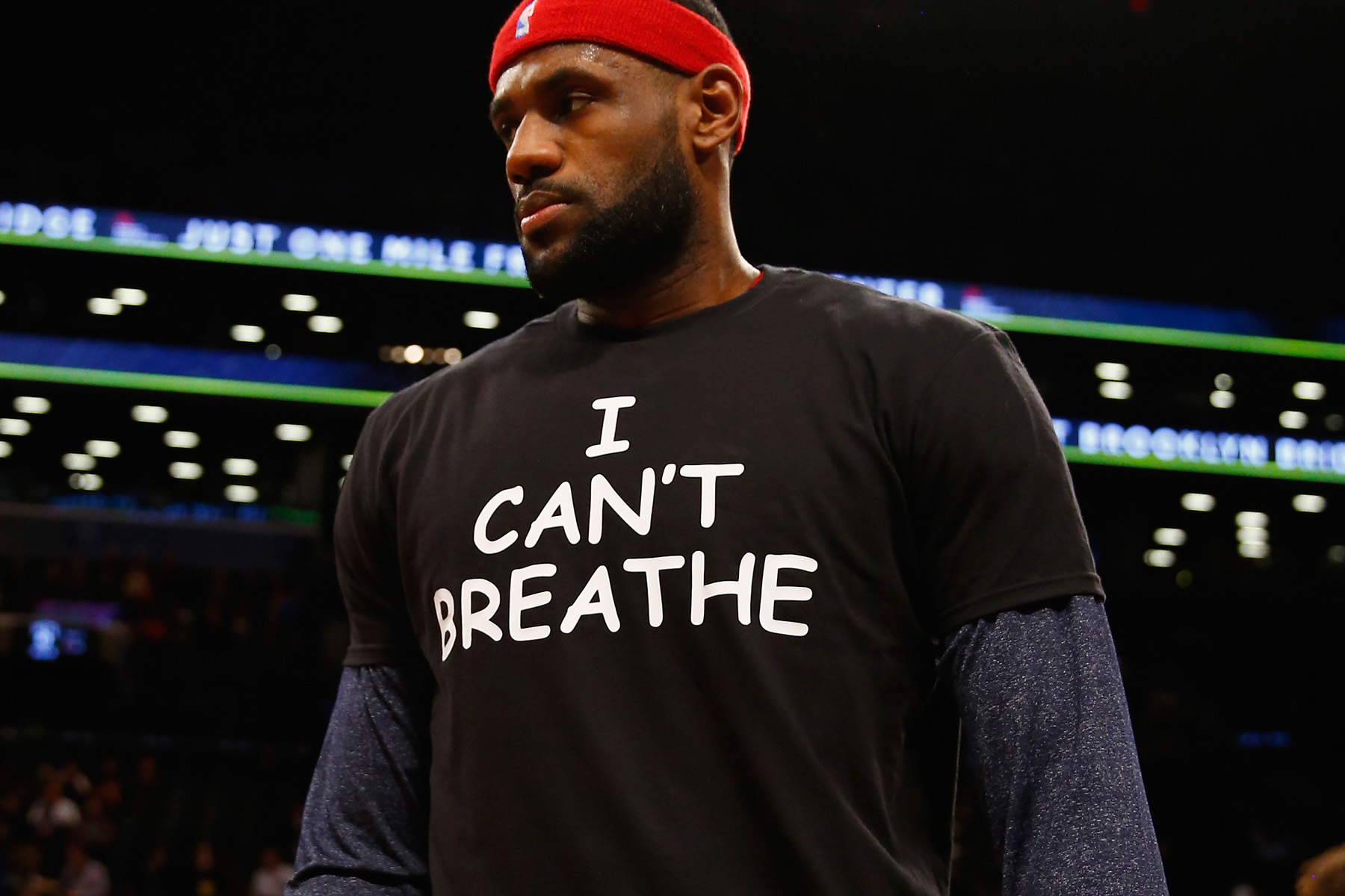 LeBron James, Kyrie Irving, other players wear 'I Can't Breathe' shirts  before Nets-Cavaliers game 