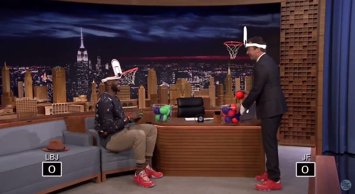 WATCH: LeBron James Plays 'Faceketball' With Jimmy Fallon | SLAM