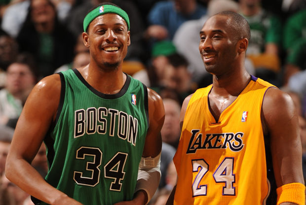 Celtics' Paul Pierce reminds haters how Kobe Bryant studied him late in his  career