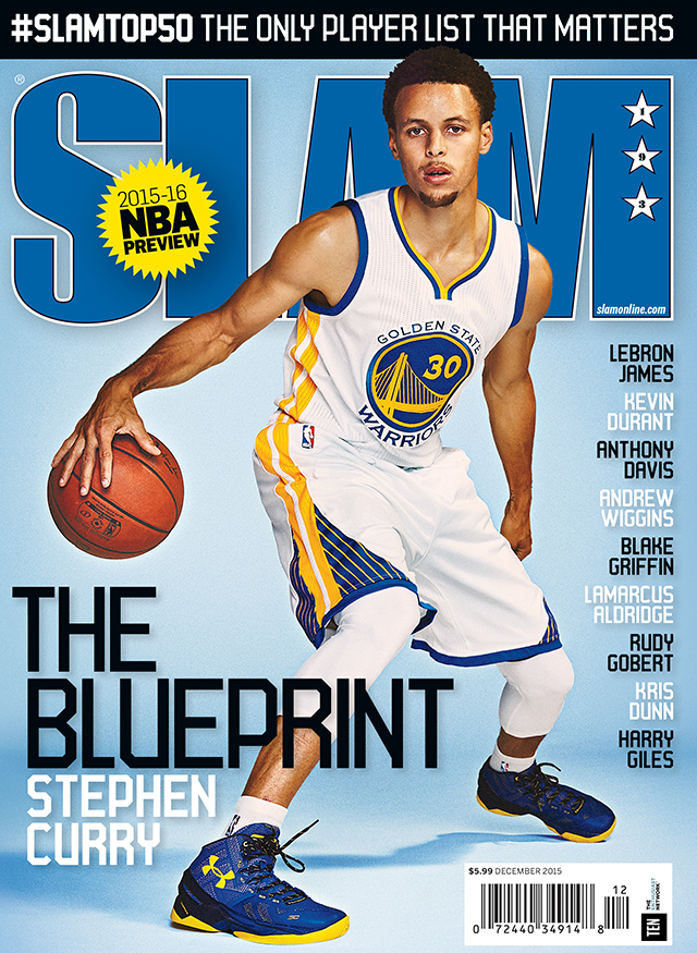 steph curry slam cover