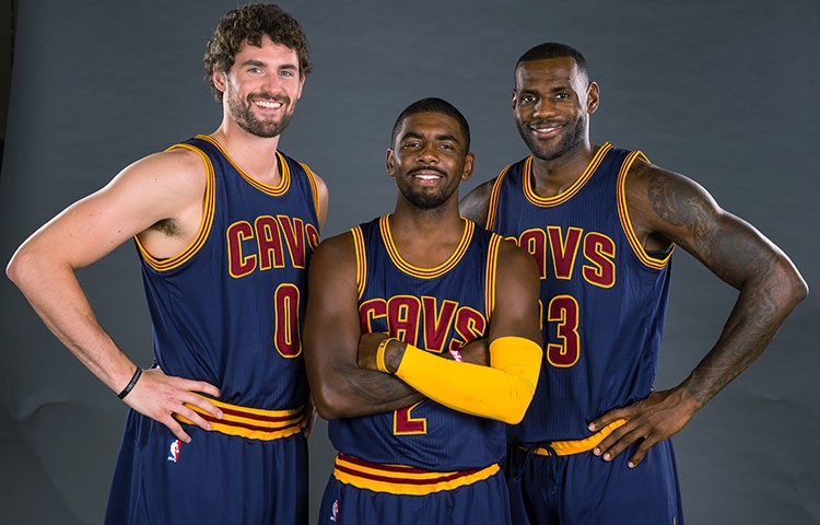 lebron kyrie kevin love