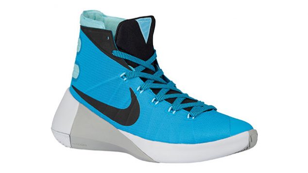 blue nike kicks