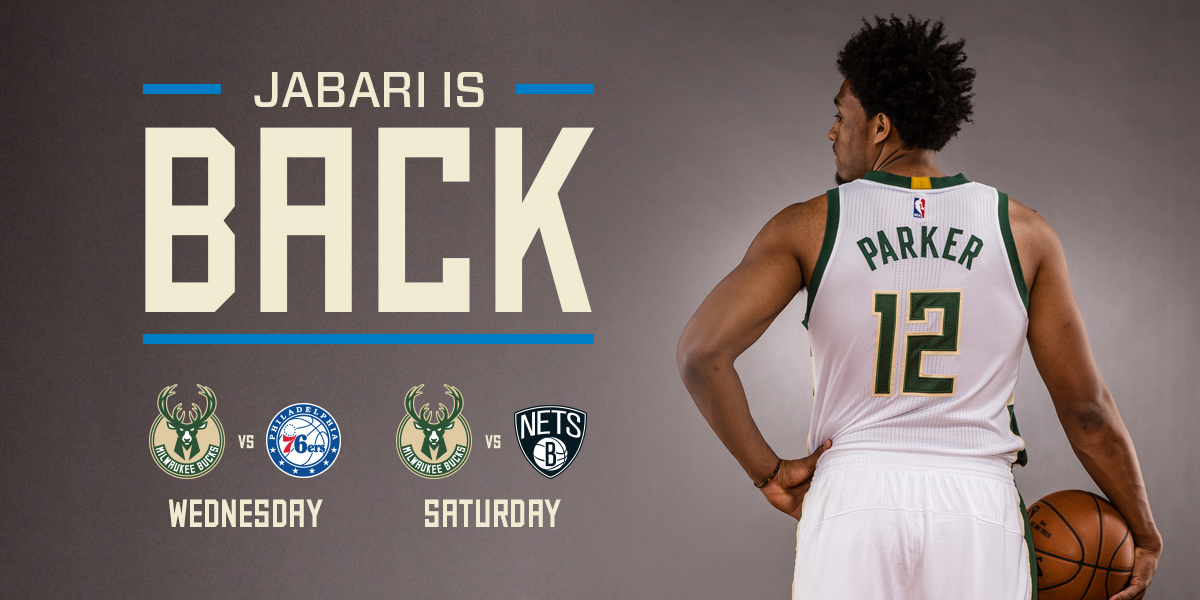How Bucks' Jabari Parker is working to get back on the court