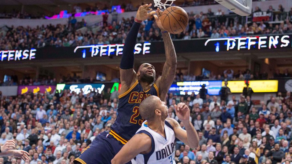 WATCH: LeBron Posterizes Devin Harris, Sends Game to OT