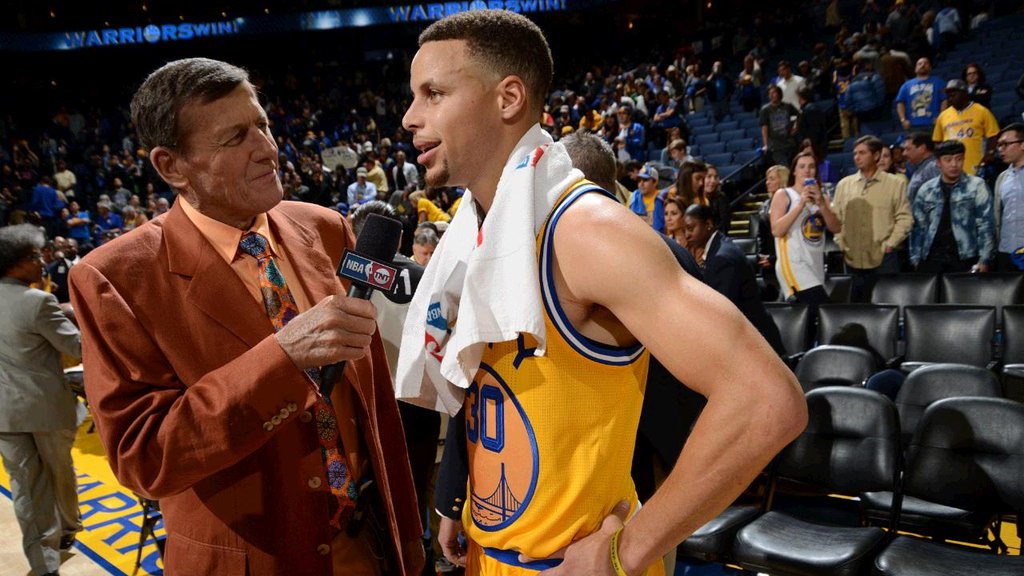 WATCH: Stephen Curry Tells Sager He's an Inspiration for the Warriors |