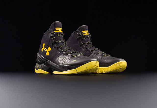 curry 2 blue and yellow