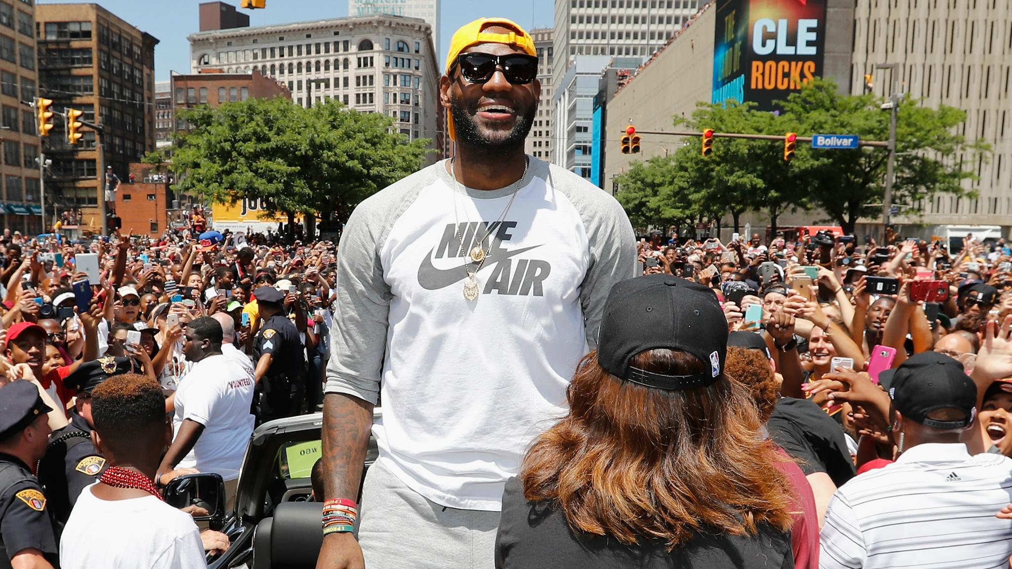 Cleveand Cavaliers Celebrate NBA Championship With Massive Parade