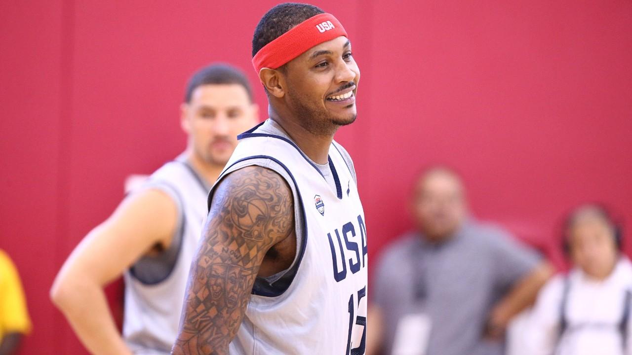 carmelo anthony usa shirt