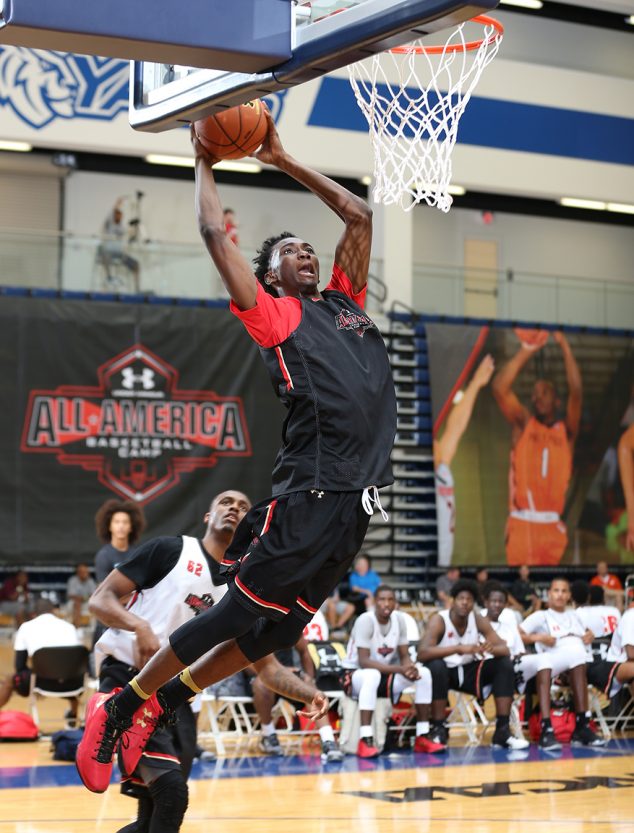 CHARLOTTE, NC - July 7, 2016: The Under Armour All America Basketball Camp at Queens University in Charlotte, NC. (Photo by Kelly Kline/Under Armour)