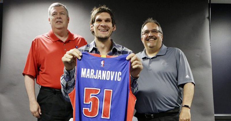 Pistons Sign Boban Marjanovic