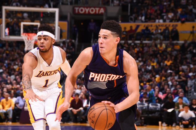 WATCH: Devin Booker Scores Career-High 39 Points vs Lakers