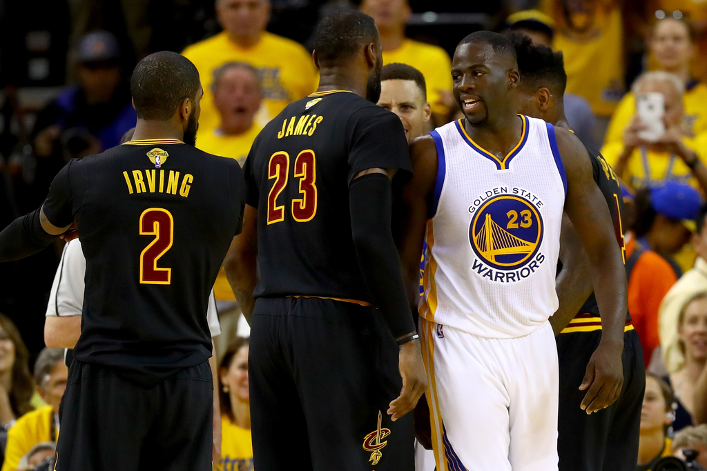 Warriors' Draymond Green mocks Cavaliers with T-shirt  but LeBron James  fires back