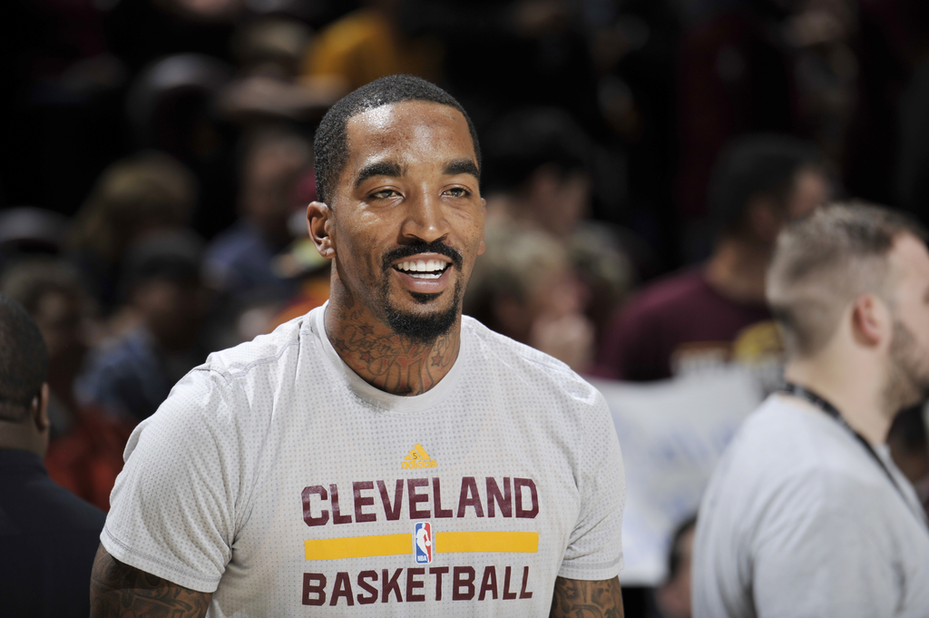 J.R. Smith Wears Ski Mask During Postgame Interview