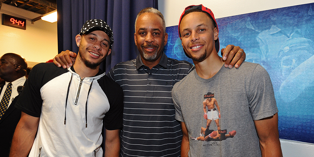 WATCH: Stephen, Seth and Dell Curry Have a Big Night