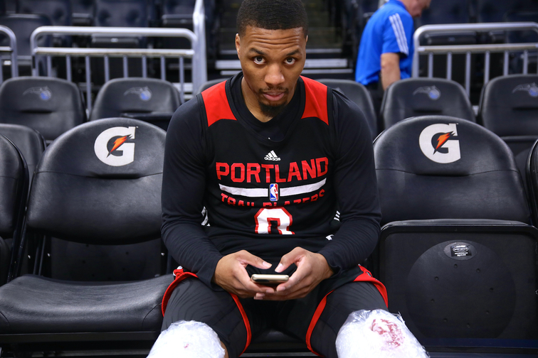 damian lillard game log