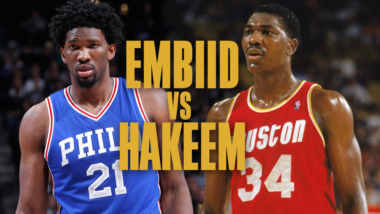 WATCH: Joel Embiid vs Hakeem Olajuwon Mixtape