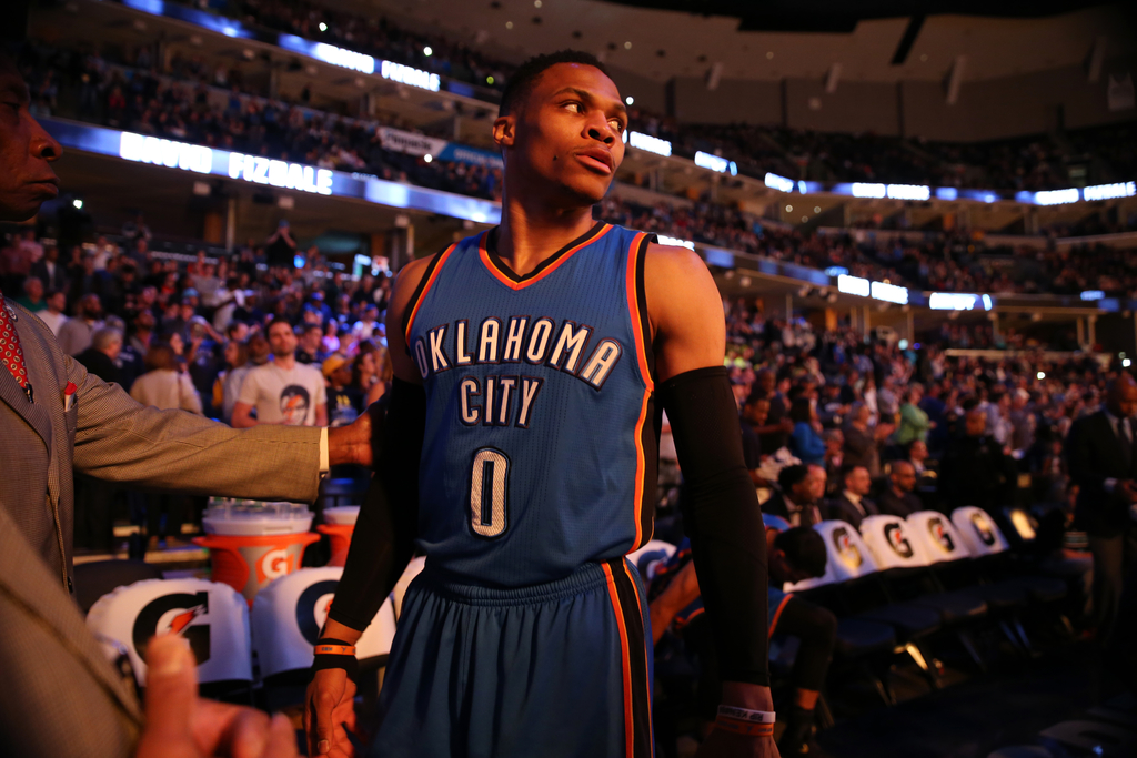 Oklahoma City Thunder star Russell Westbrook clinches triple-double average