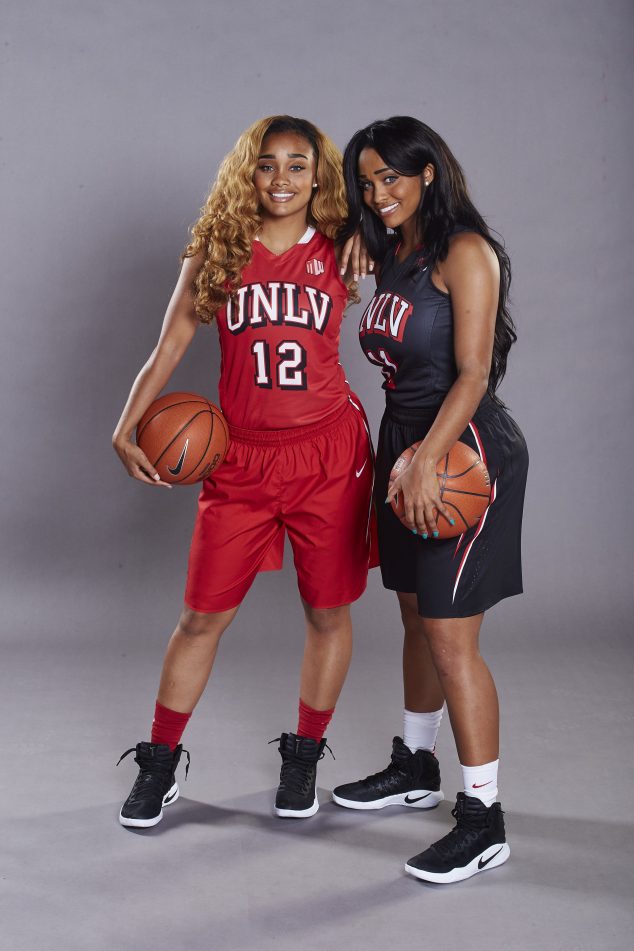 Gonzalez Twins Playing Basketball