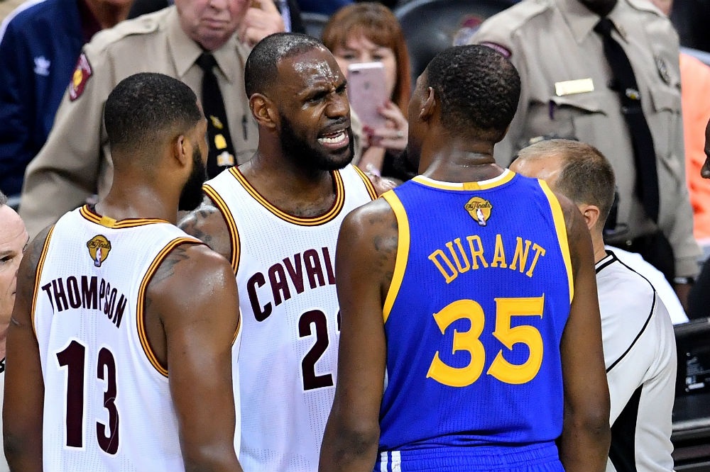 LeBron James and Kevin Durant Get Into 