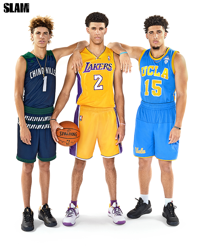 Family Business: Lonzo, Liangelo & Lamelo are Playing by their own Rules  SLAM Cover by Atiba Jefferson