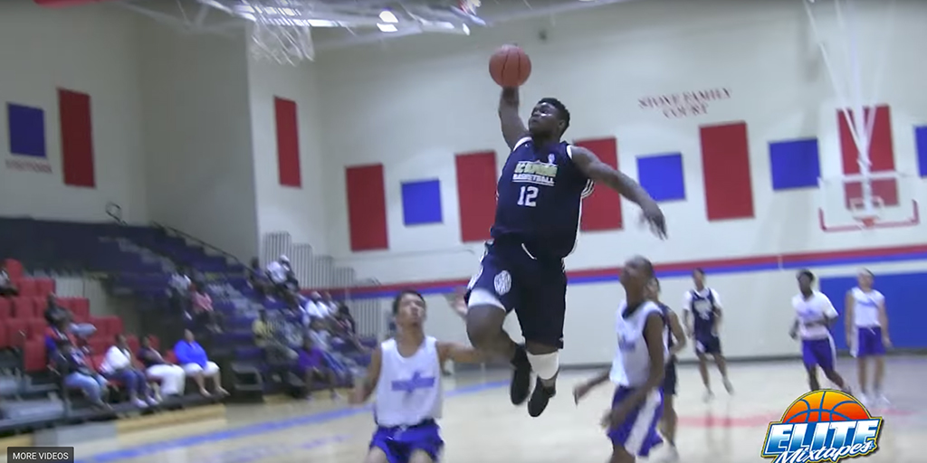 zion williamson high school dunks