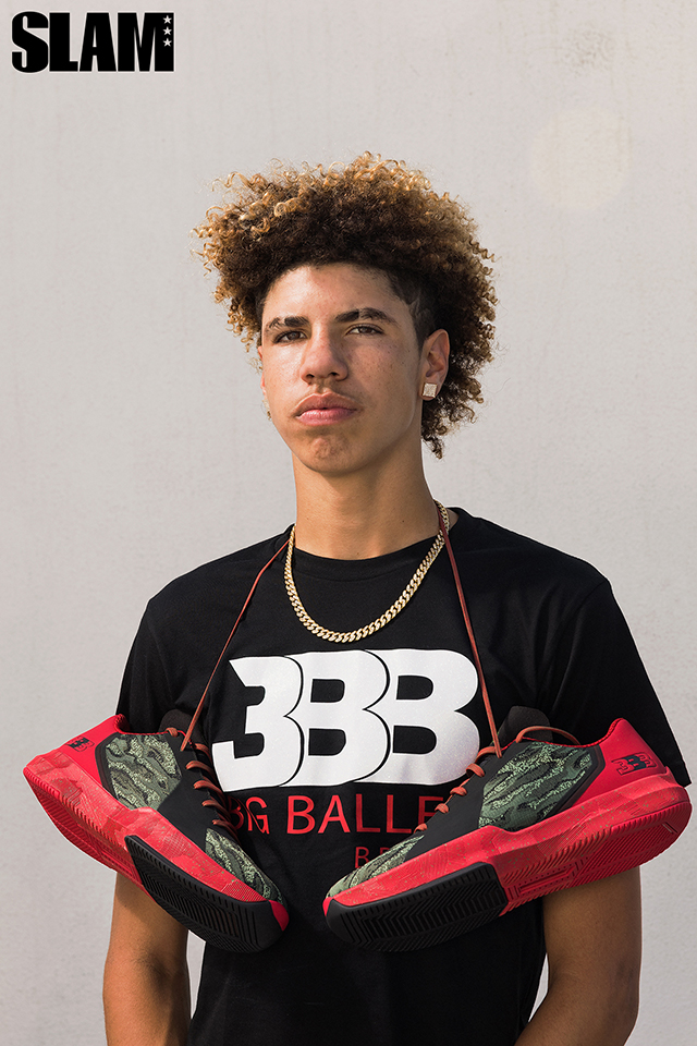 EXCLUSIVE LaMelo Ball Debuts The MB1 By Big Baller Brand