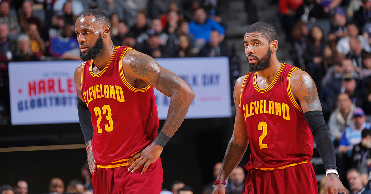kyrie irving and lebron