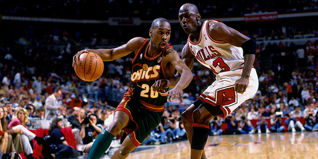 A Boisterous Gary Payton Went Toe-to-Toe With Michael Jordan in the 1996  Finals