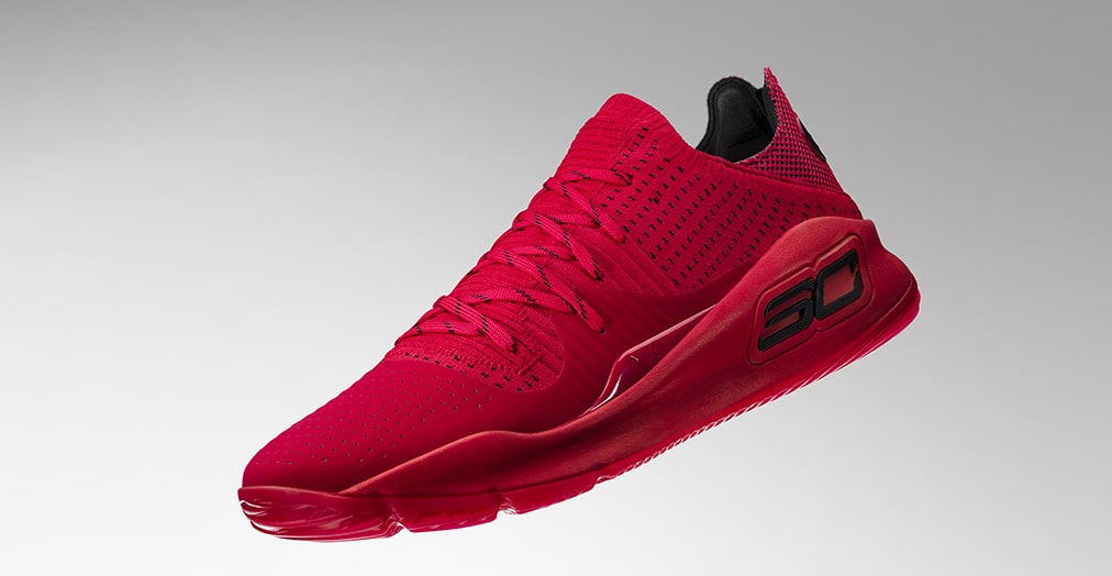 red steph curry 4