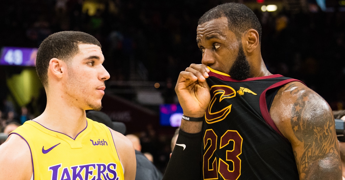 Lebron james lonzo on sale ball