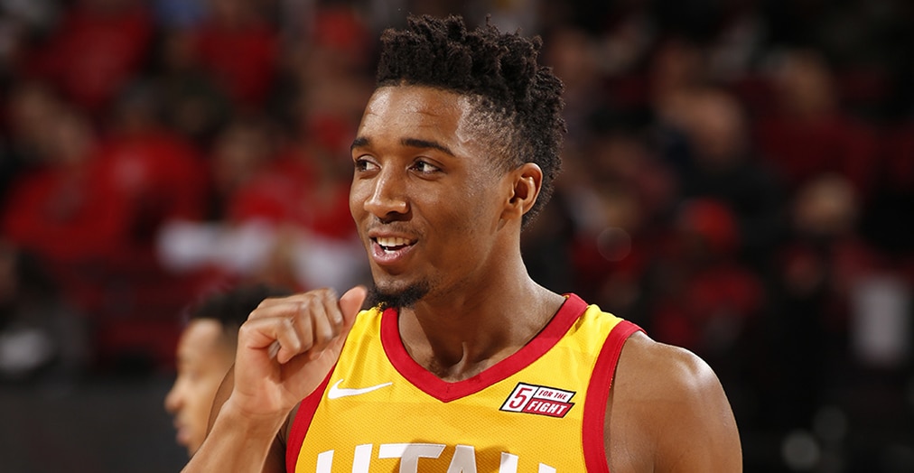 Donovan Mitchell on Rookie of the Year Race the Dunk 