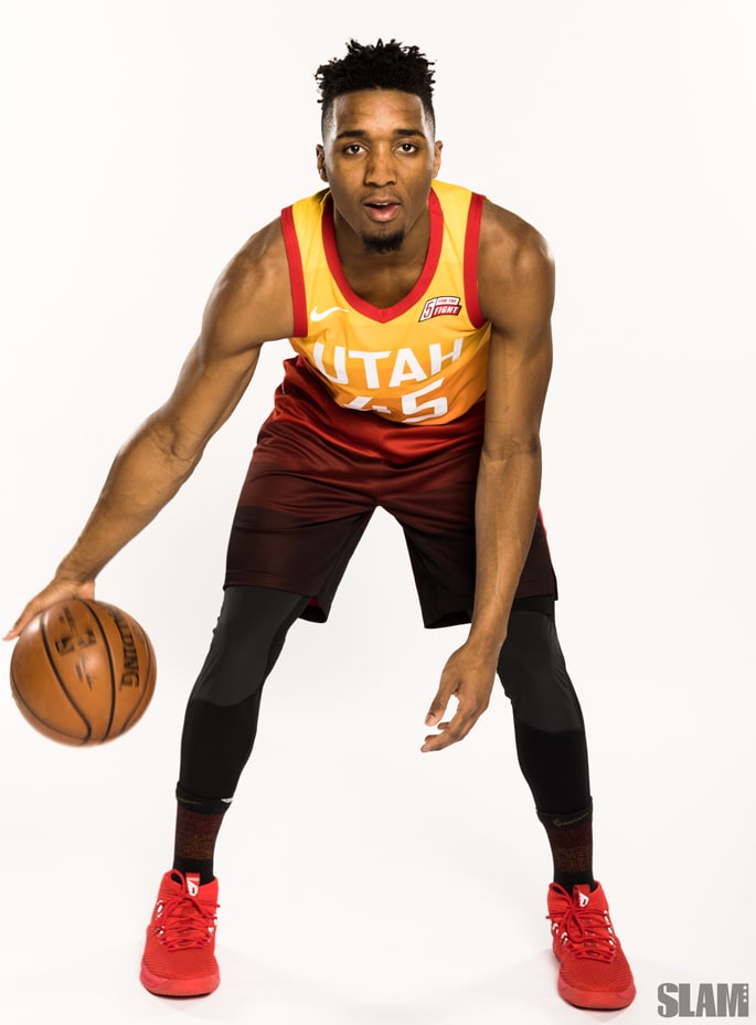 Jazz rookie Donovan Mitchell delights in a nostalgic NBA Slam Dunk