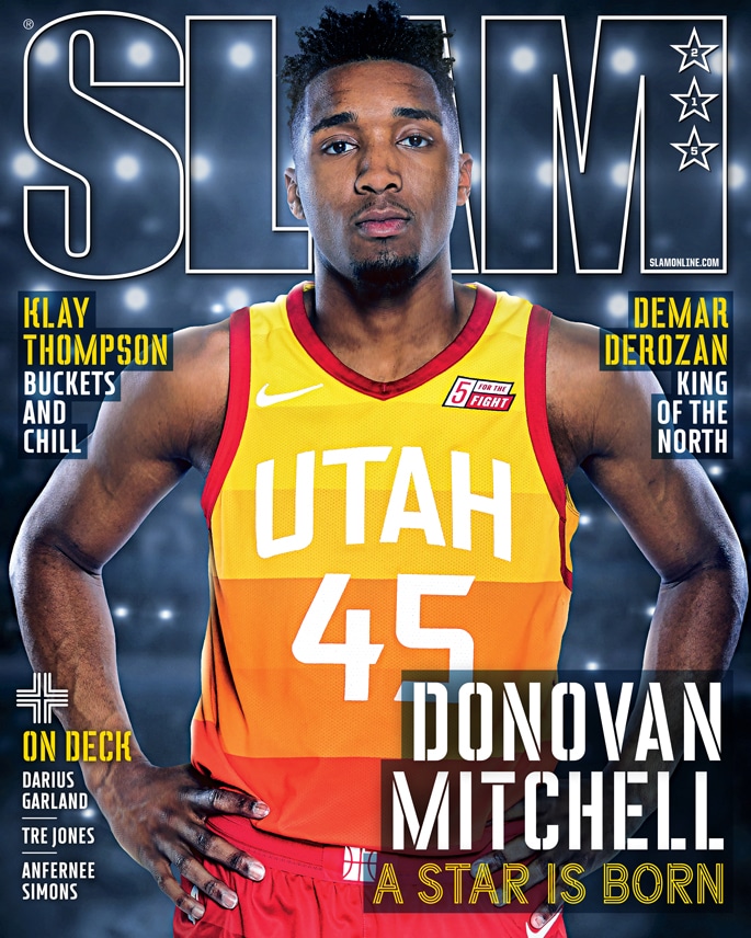 Jazz rookie Donovan Mitchell delights in a nostalgic NBA Slam Dunk