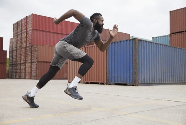 James Harden on adidas AlphaBOUNCE 