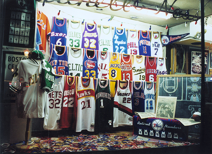 Mitchell & Ness is a global brand. 40 years ago, the Philly